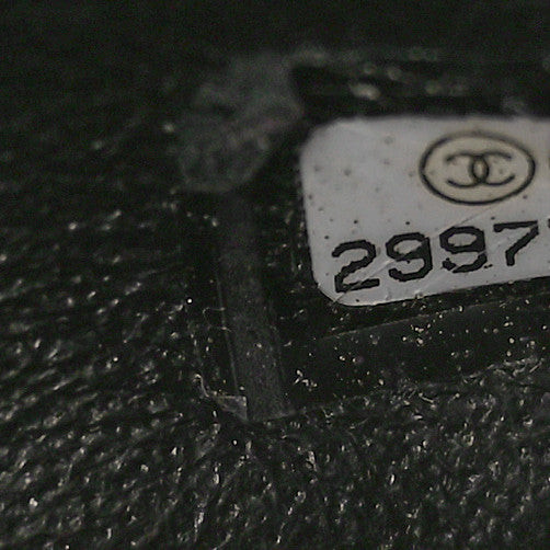 Lambskin Quilted Mini Square Flap Black