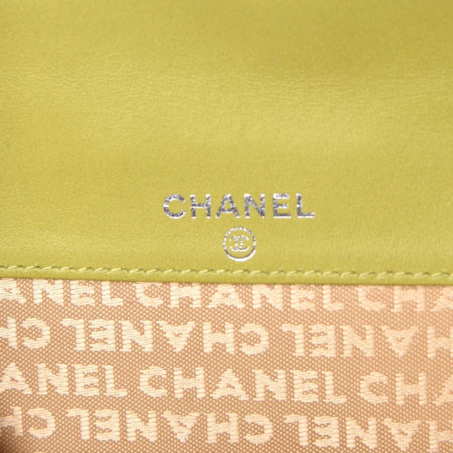 Chanel Lambskin Precious Symbols French Flap Wallet Light Green 8 of 14