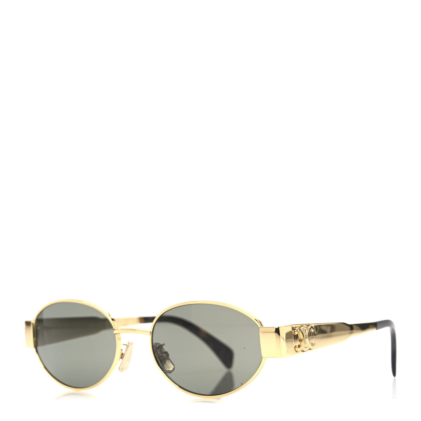 Metal Triomphe 01 Sunglasses CL40235U Gold Green