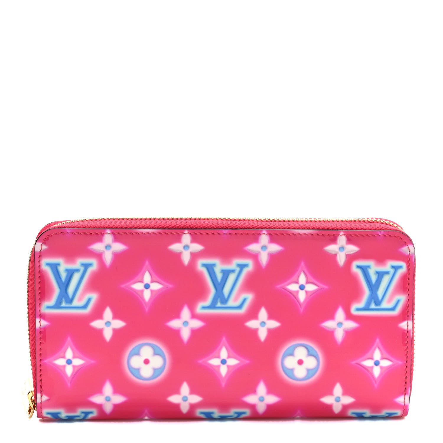Louis Vuitton Vernis Valentine Zippy Wallet Fuchsia Neon 1 of 6