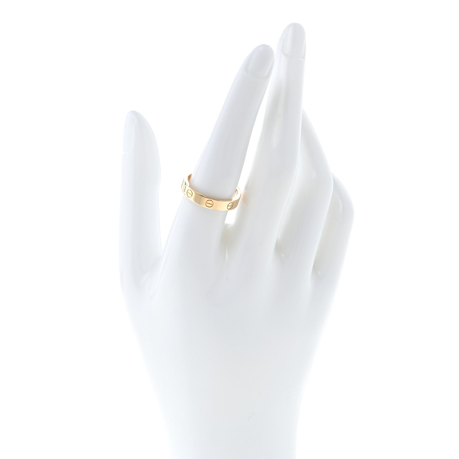 Cartier 18K Yellow Gold 3.5mm LOVE Wedding Band Ring 57 8 4 of 8