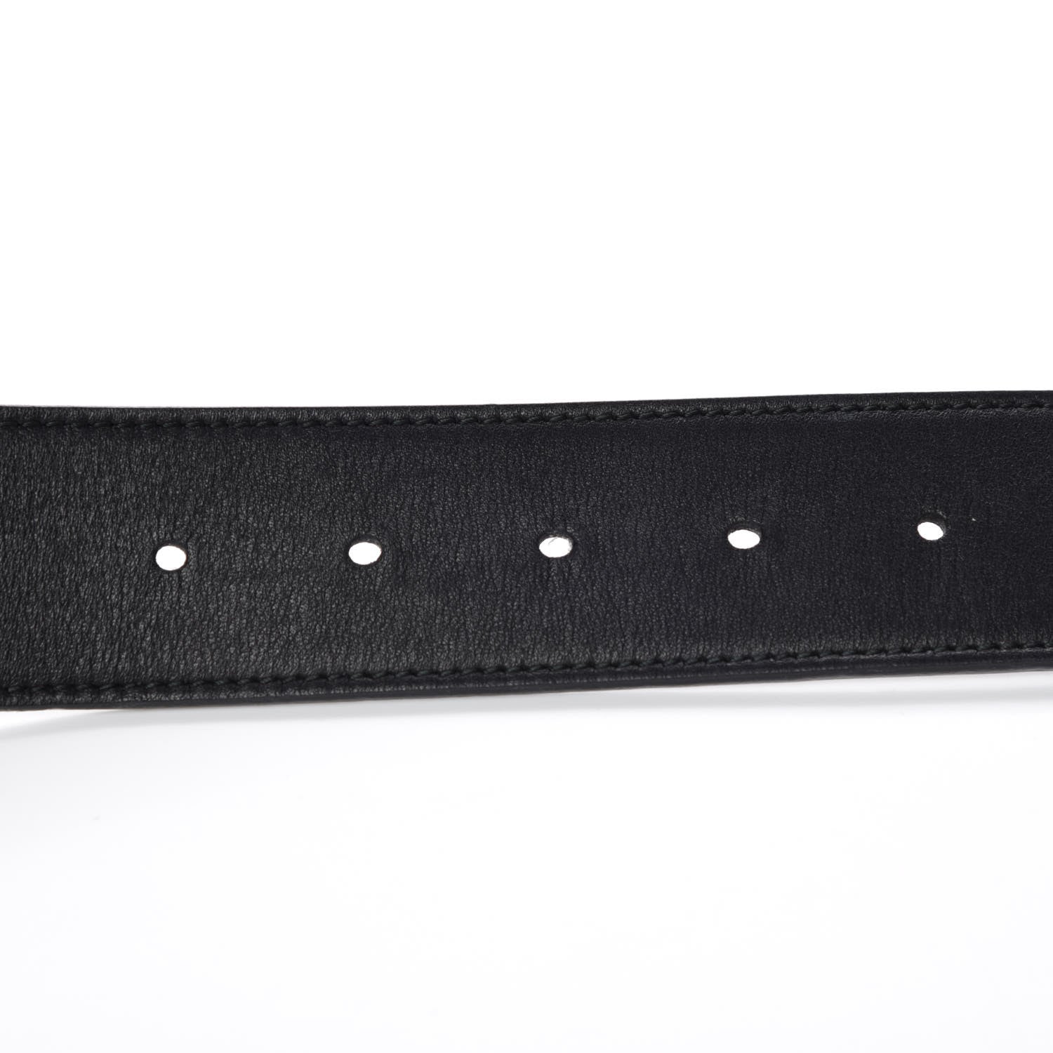 Gucci Calfskin Double G 40mm Belt 80 32 Black 5 of 7