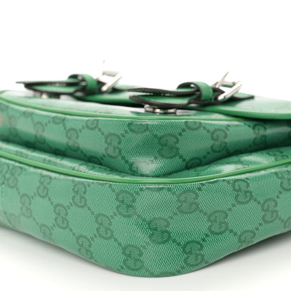 Gucci Monogram GG Childrens Messenger Bag Green 10 of 10