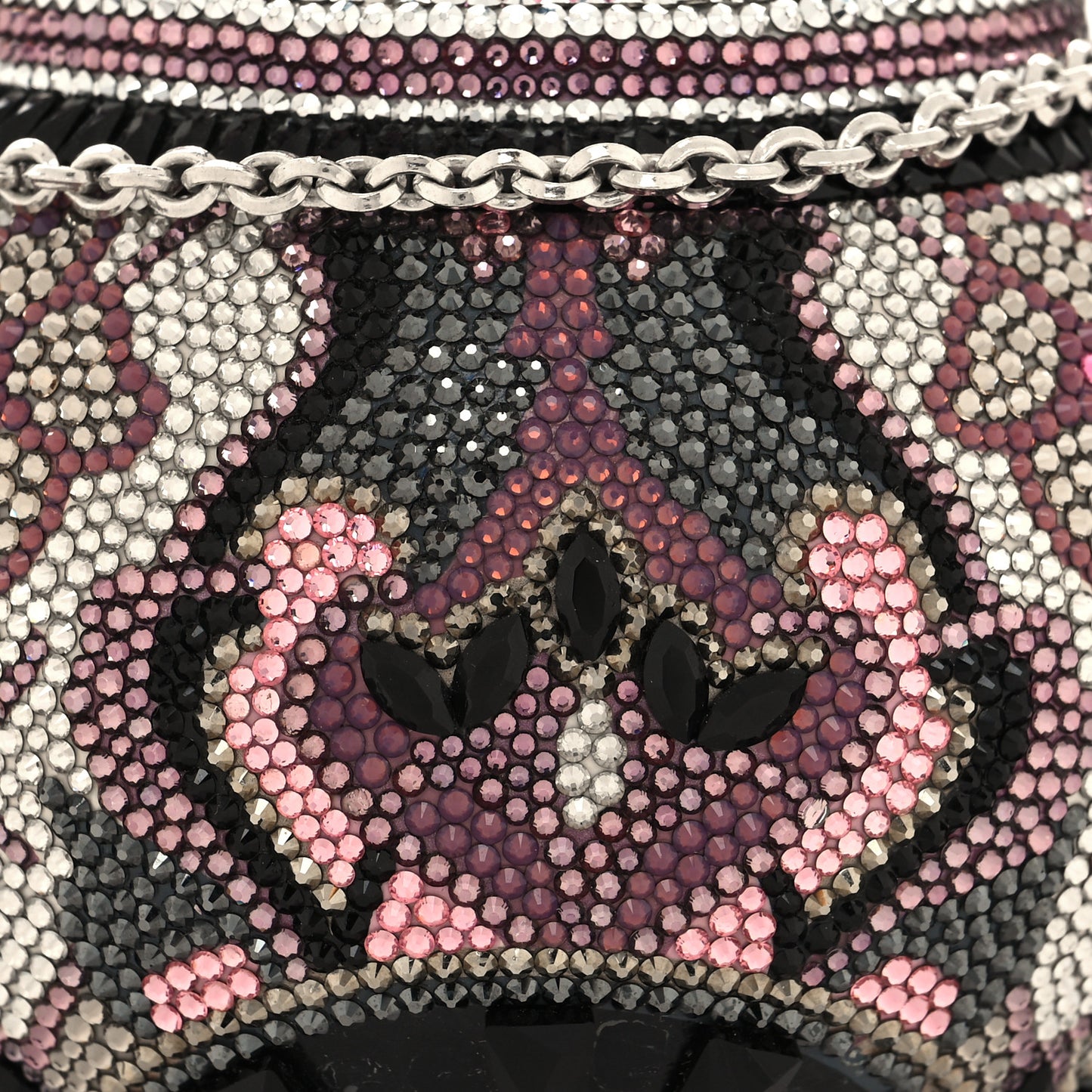 Ming Crystal Teapot Clutch Multicolor
