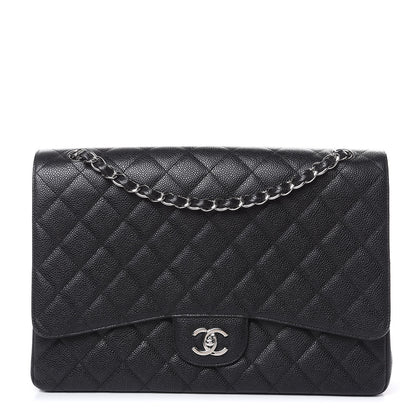 Chanel Caviar Quilted Maxi Single Flap Black 1 of 10