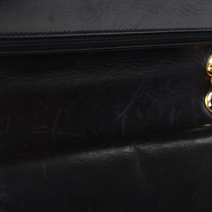 Chanel Lambskin Quilted Medium Double Flap Black 10 of 10