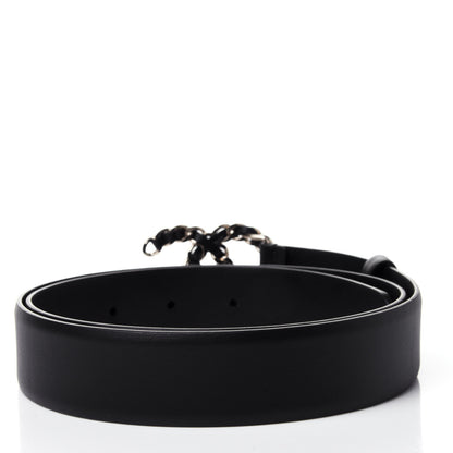 Chanel Lambskin CC Chain Belt 85 34 Black 2 of 4