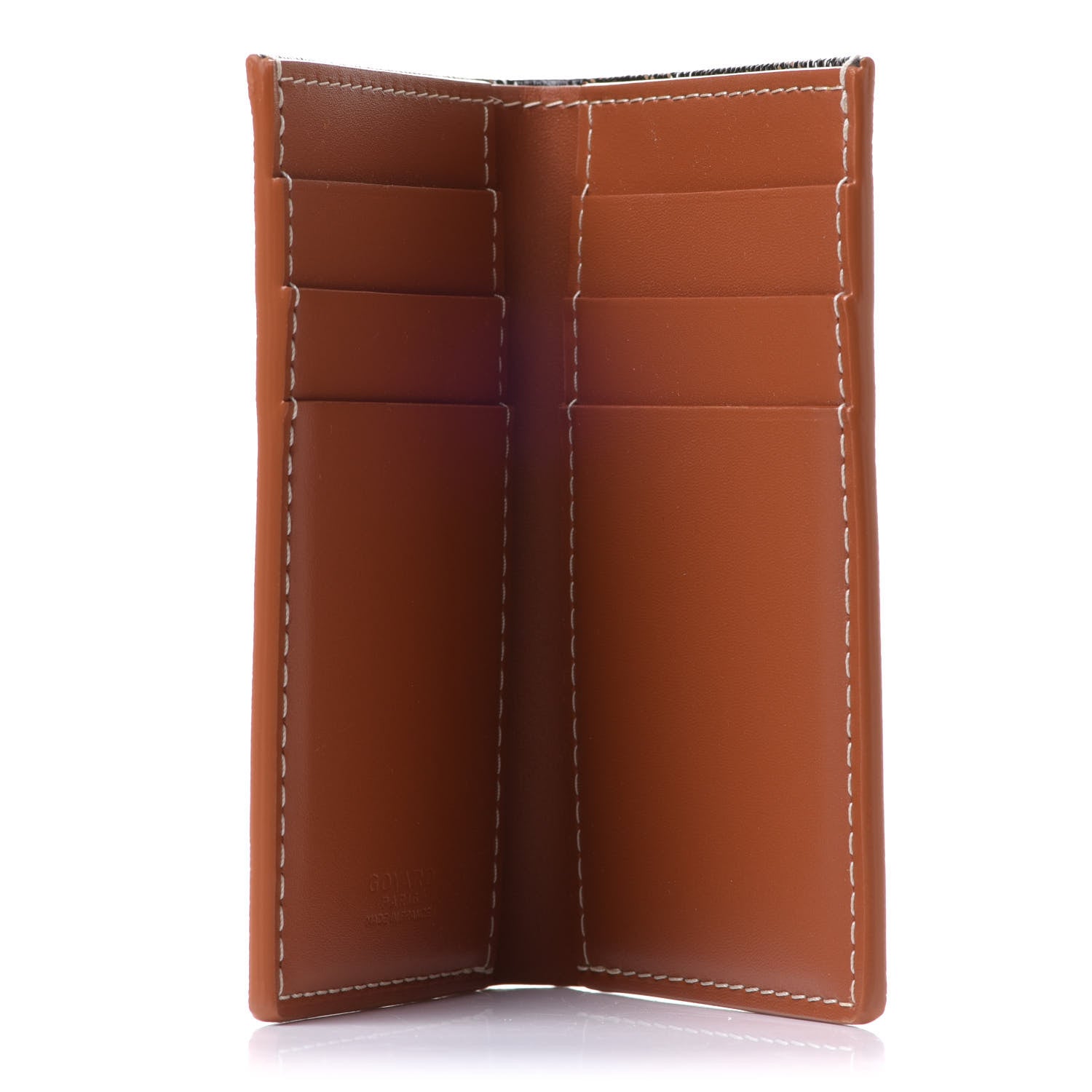 Goyard Goyardine Saint Pierre Card Holder Black Gold 5 of 7