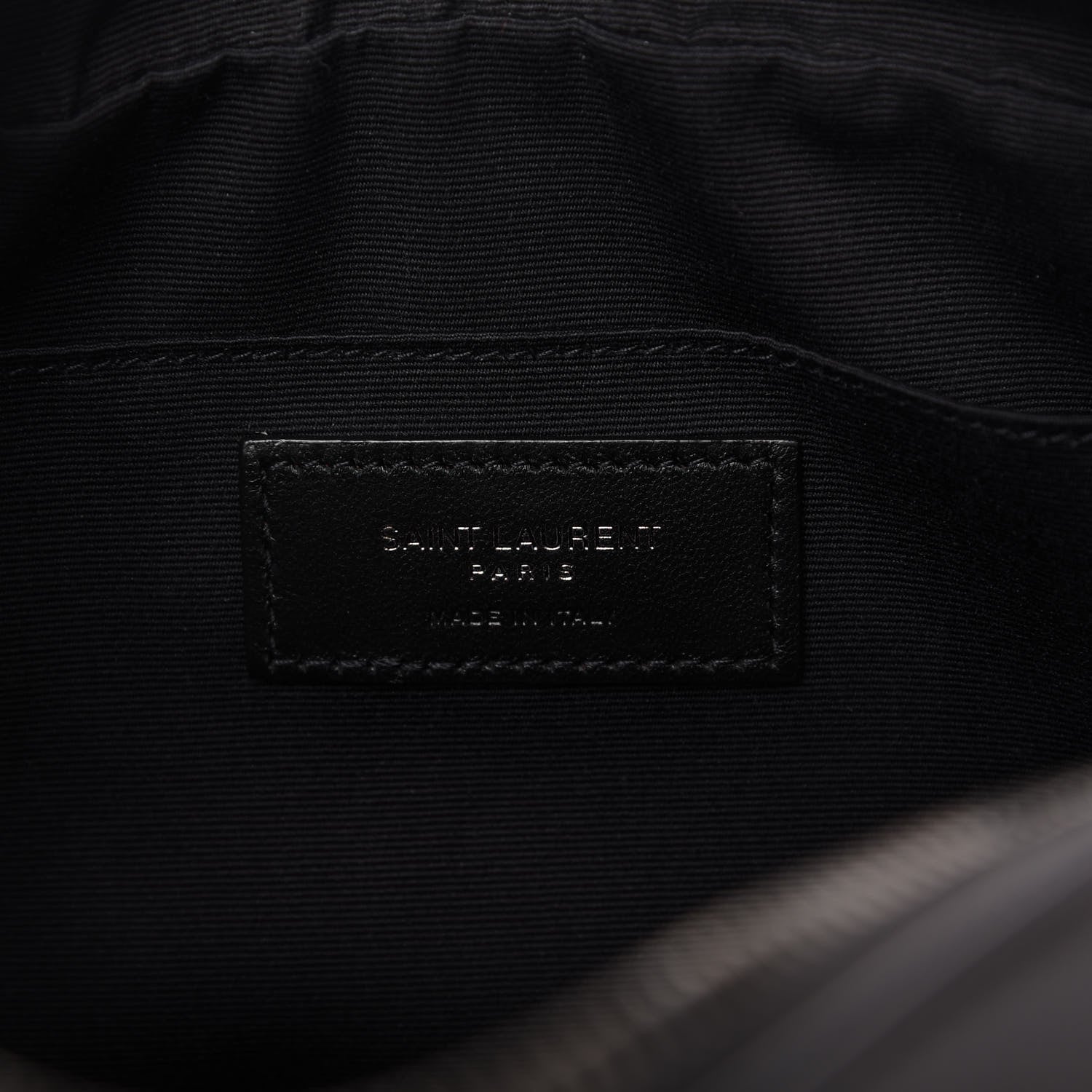 Saint Laurent Calfskin Matelasse Monogram Lou Camera Bag Asphalt 8 of 11