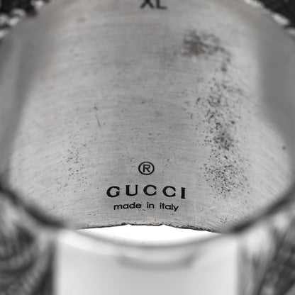 Gucci Sterling Silver Letter H Ring 64 10.75 4 of 4