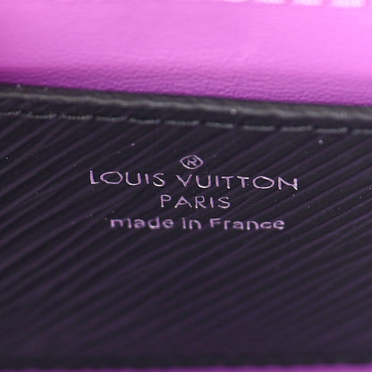Louis Vuitton Epi Twist Triple Chain Shoulder Bag MM Black 7 of 9