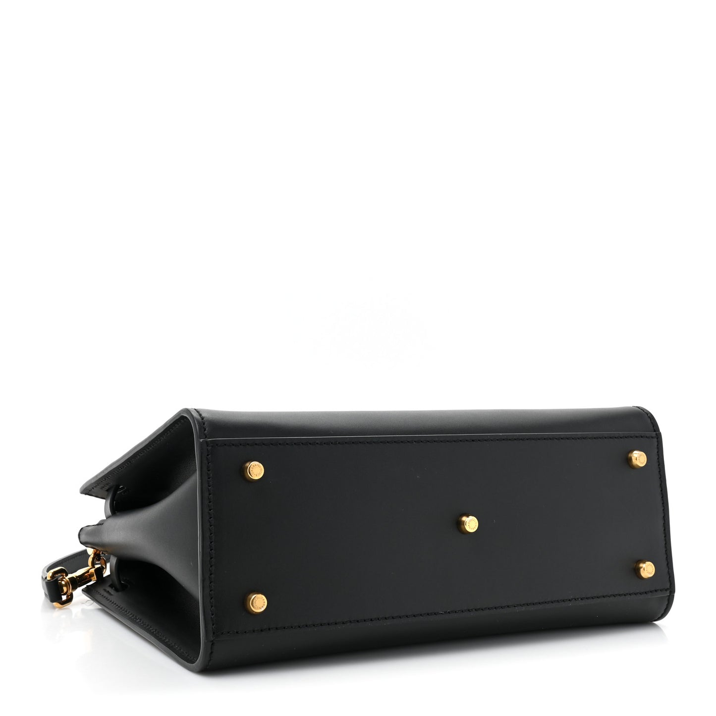 Calfskin Miss Sicily Satchel Black