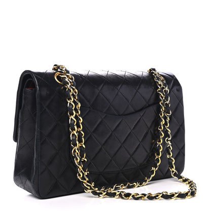 Chanel Lambskin Quilted Medium Double Flap Black 2 of 4
