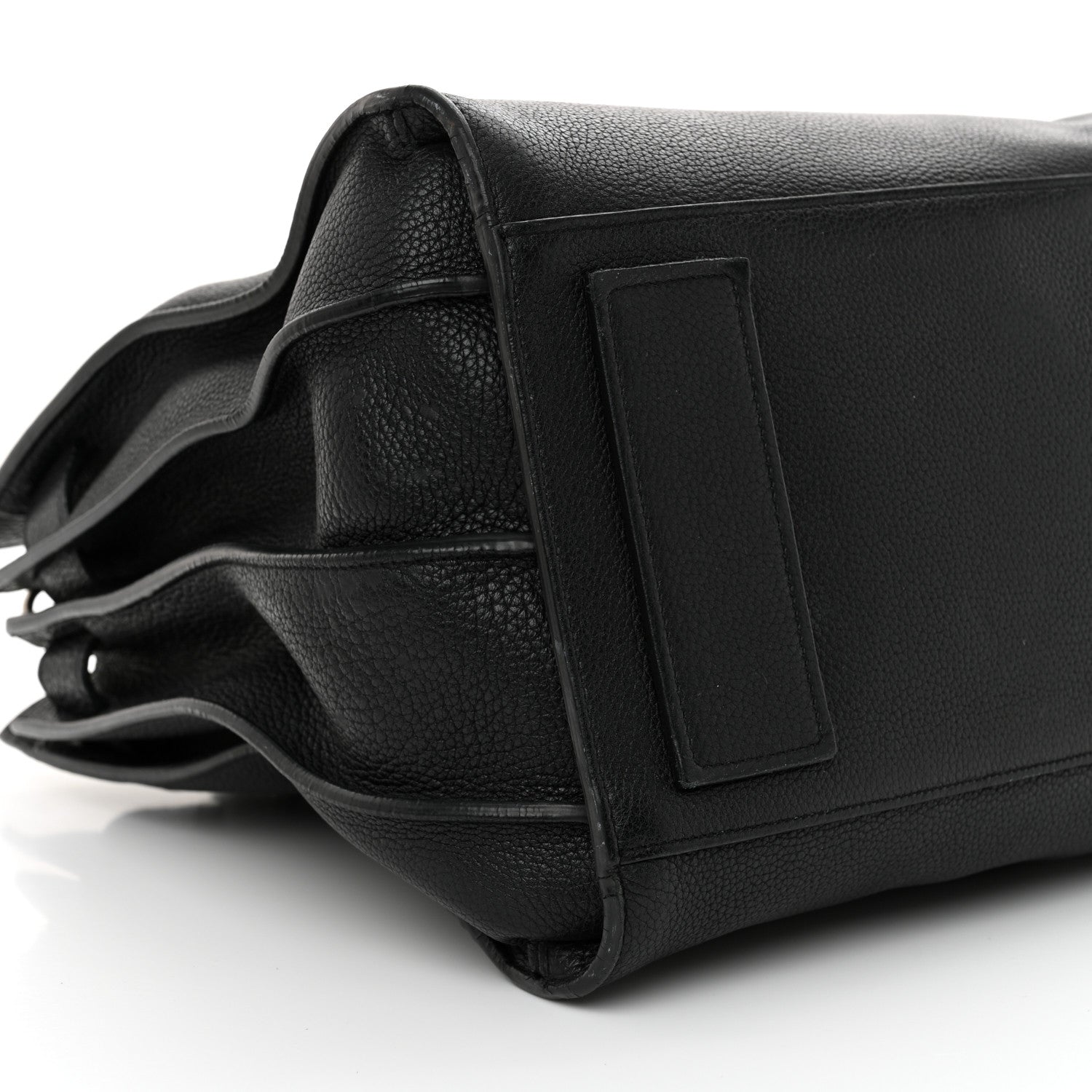 Saint Laurent Grained Calfskin Medium Souple Sac De Jour Black 7 of 20