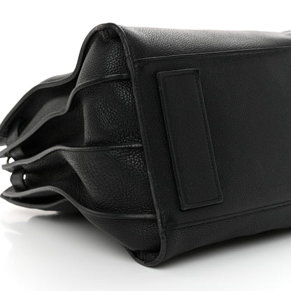 Saint Laurent Grained Calfskin Medium Souple Sac De Jour Black 7 of 20