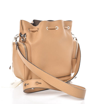 Fendi Cuoio Romano Selleria F is Fendi Grande Mon Tresor Pocket Bucket Bag Miele Scuro 3 of 7