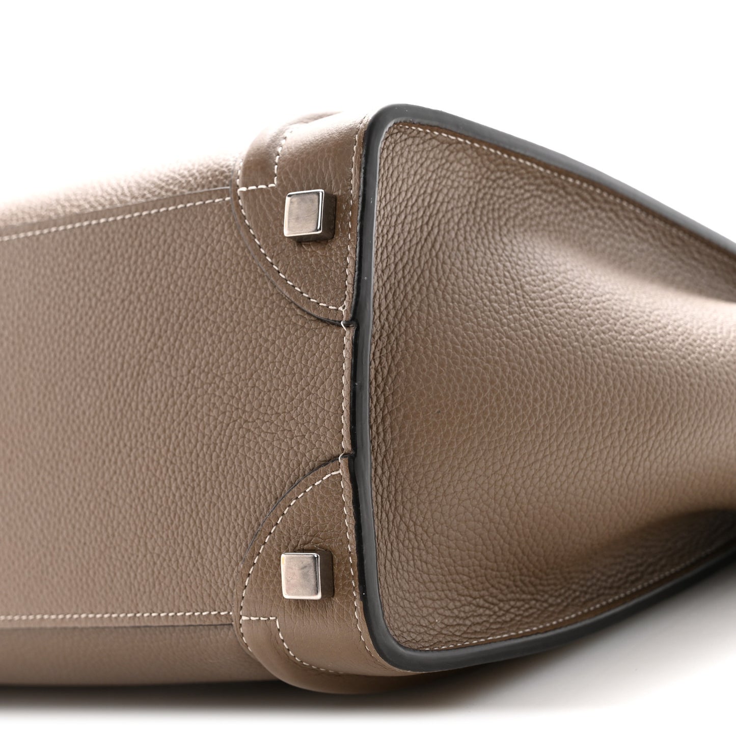 Drummed Calfskin Micro Luggage Souris