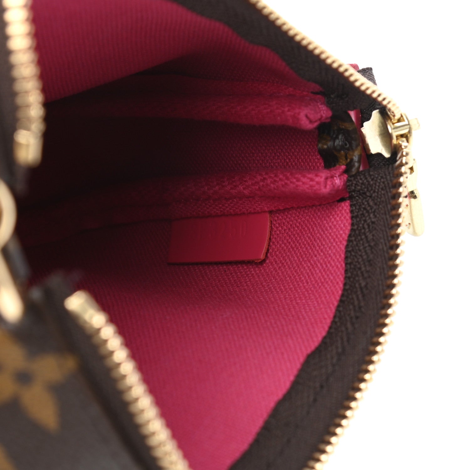 Louis Vuitton Monogram 2020 Christmas Animation Roller Coaster Mini Pochette Accessories Pivoine 7 of 8