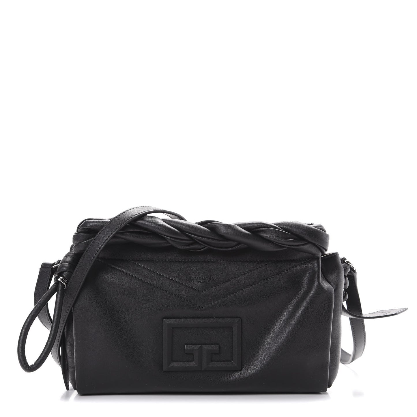 Calfskin Small ID93 Satchel Black