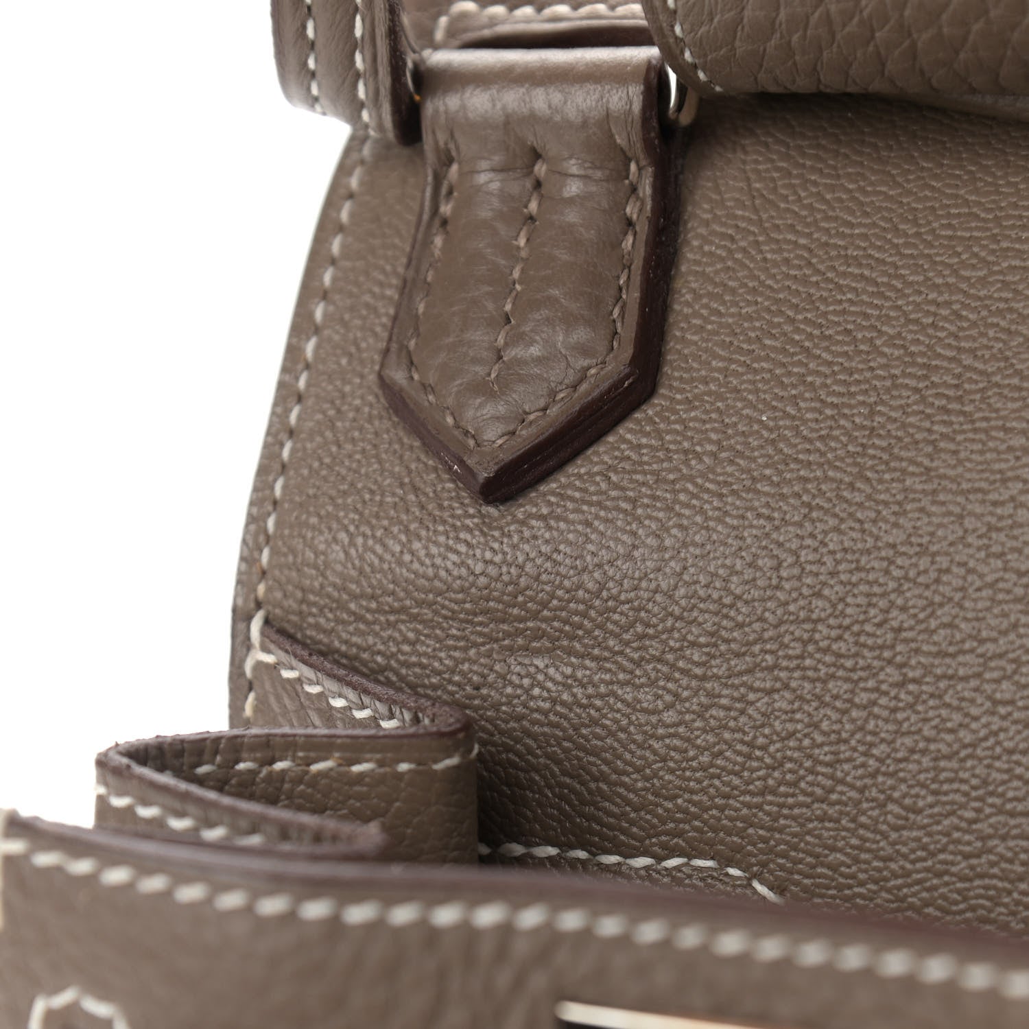 Hermes Taurillon Clemence Jypsiere 28 Etoupe 12 of 17