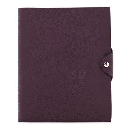 Hermes Togo Ulysse MM Notebook Cover Anemone 1 of 10