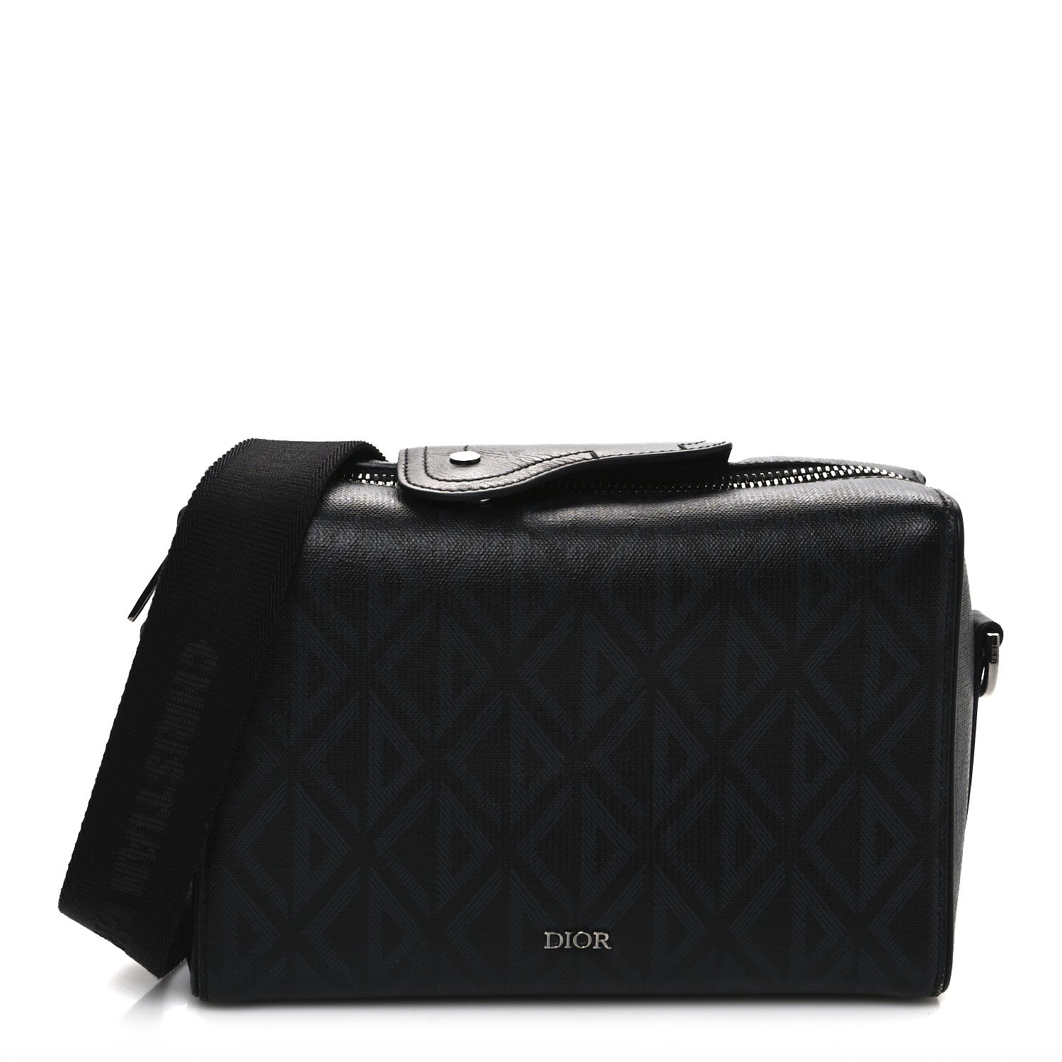 Christian Dior Canvas CD Diamond Lingot 22 Bag Black 1 of 12