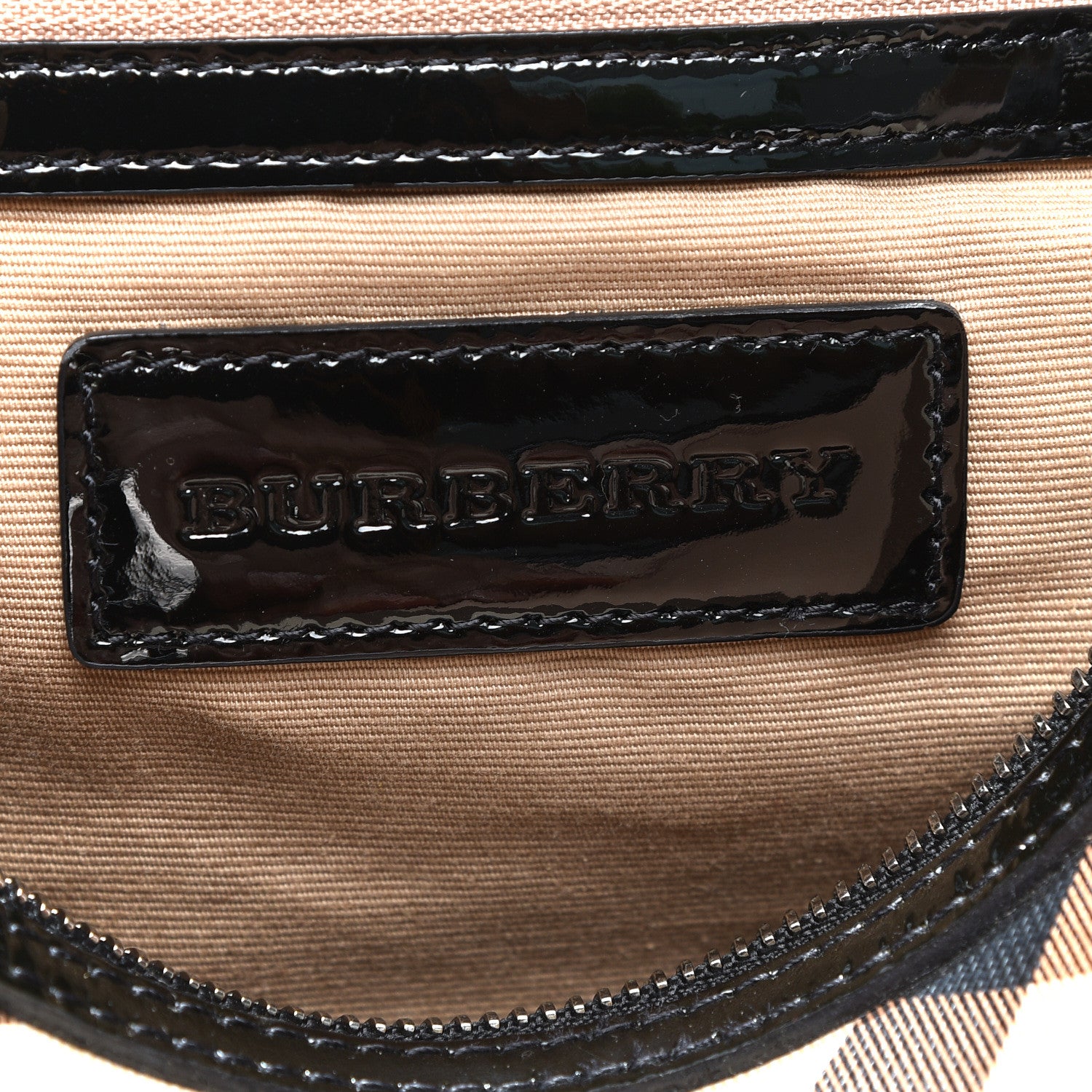 Burberry Supernova Check Small Chester Bowling Bag Black 9 of 12