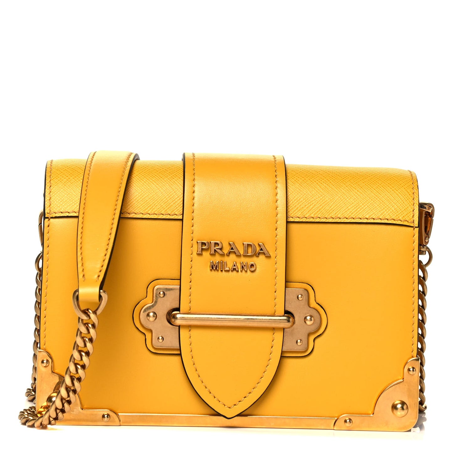 Saffiano City Calf Cahier Bag Soleil