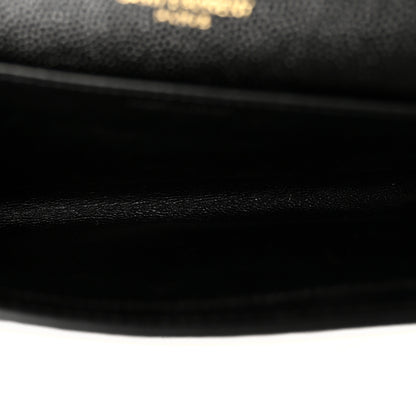 Saint Laurent Grain de Poudre Uptown Chain Wallet Black 5 of 10