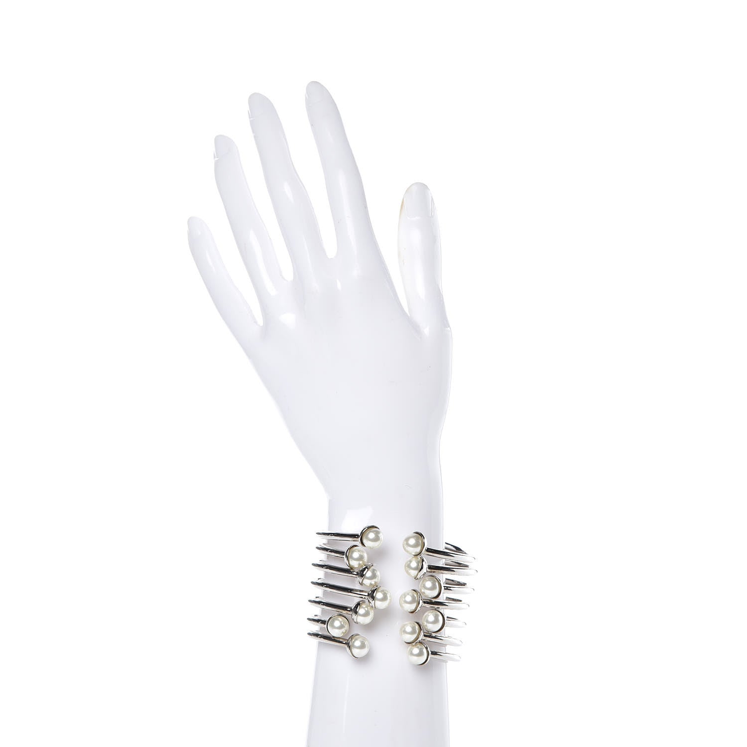 Christian Dior Pearl Diorrific Cuff 2 of 4