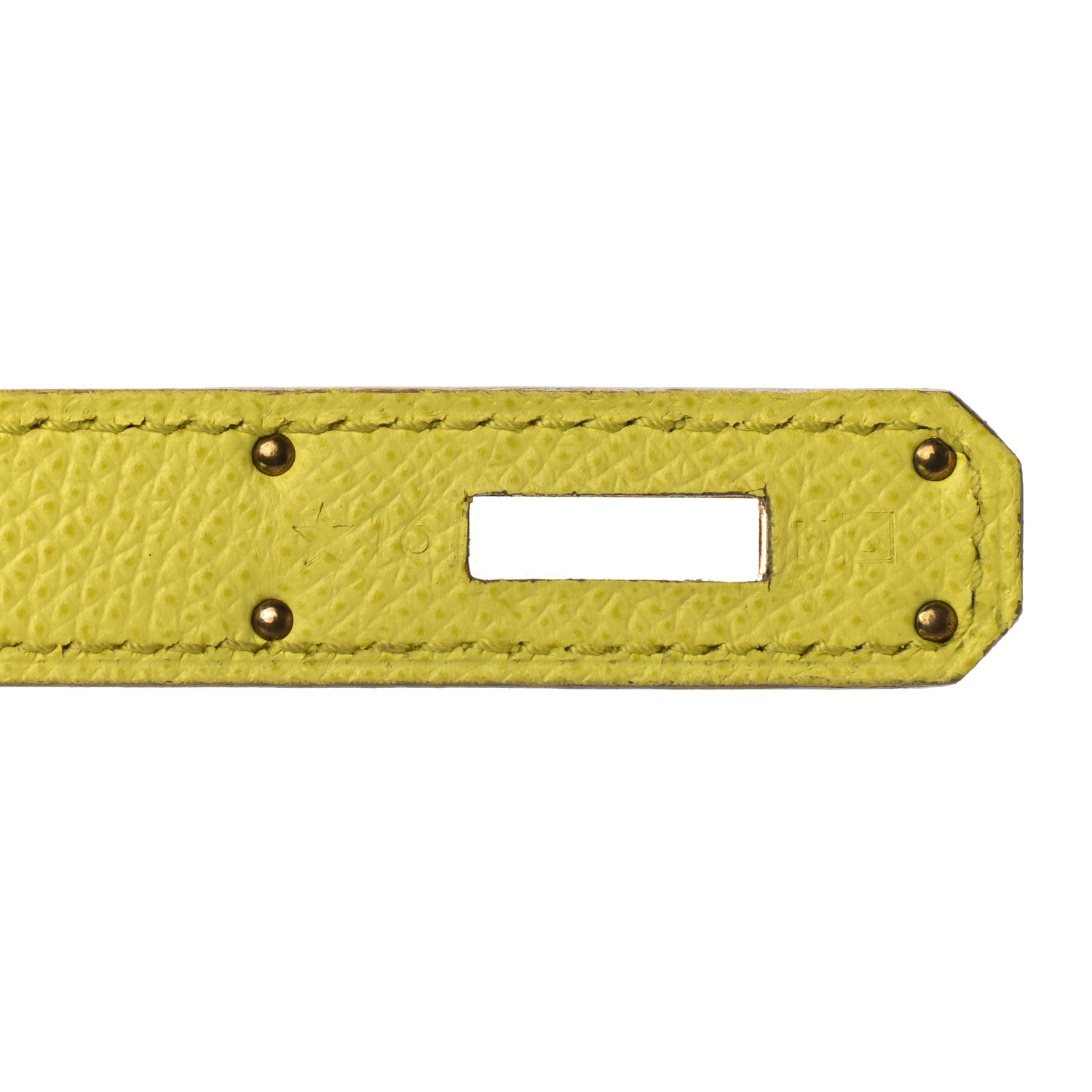 Hermes Epsom Kelly Sellier 32 Lime 7 of 9