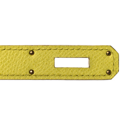 Hermes Epsom Kelly Sellier 32 Lime 7 of 9