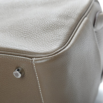 Hermes Taurillon Clemence Lindy 26 Etoupe 11 of 14