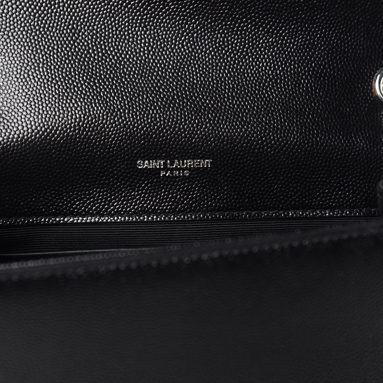Saint Laurent Grain De Poudre Small Monogram Kate Satchel Black 7 of 9