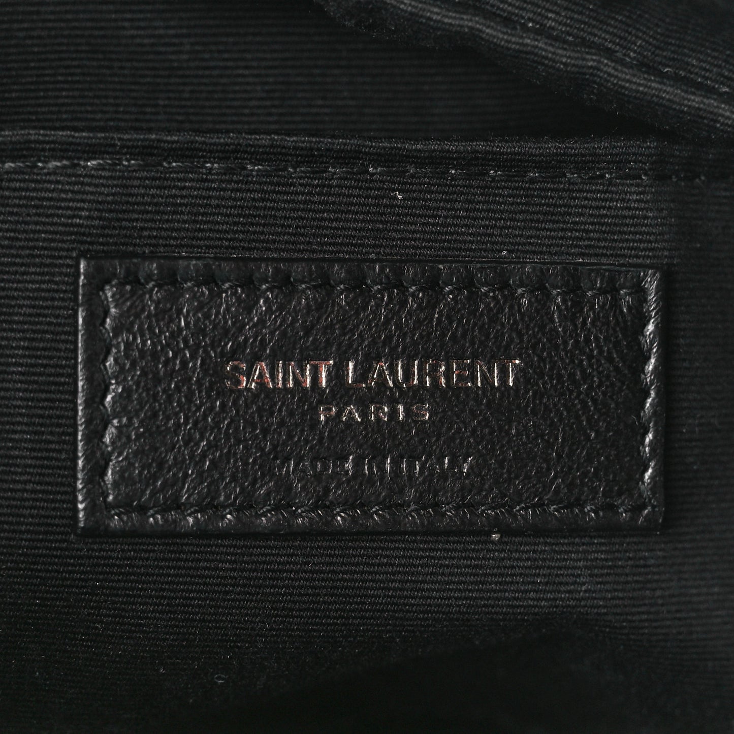 Calfskin Matelasse Monogram Lou Camera Bag Black