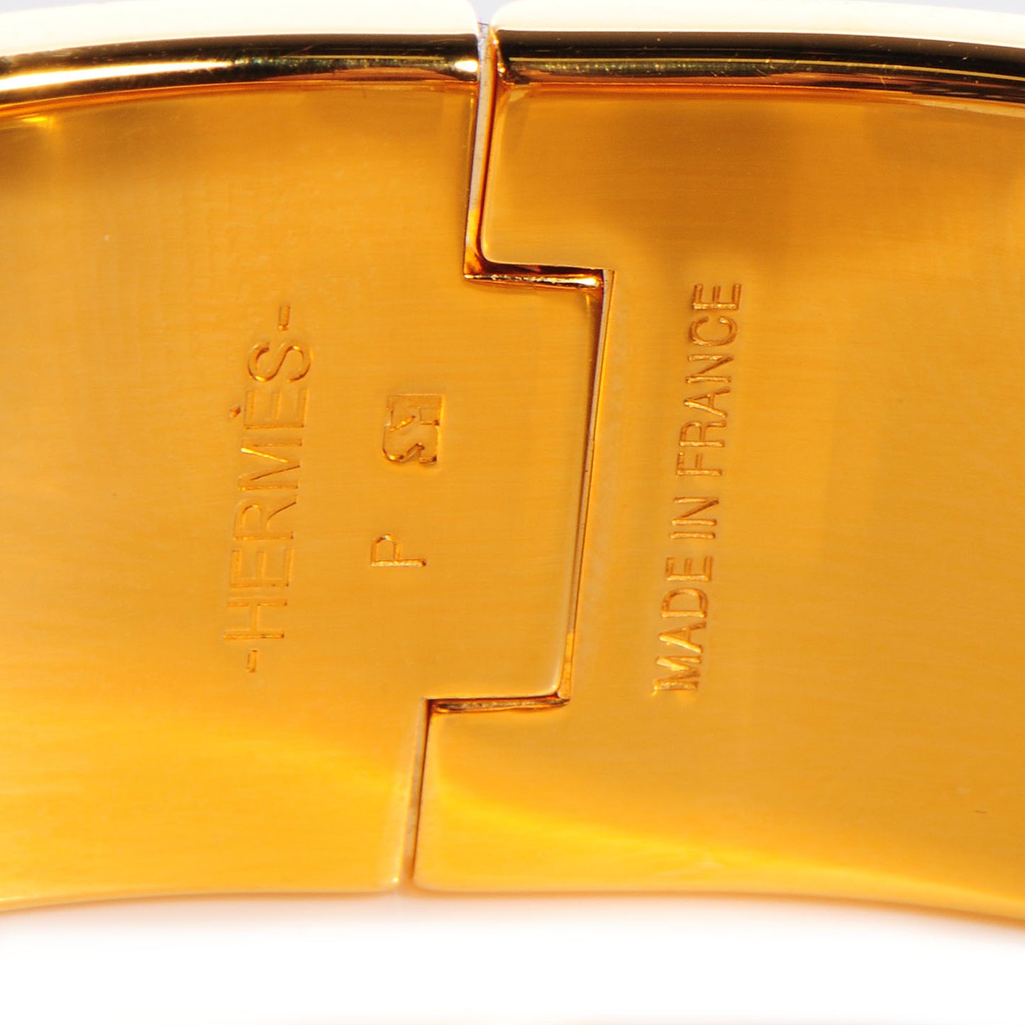 Enamel Wide Clic Clac H Bracelet PM Black