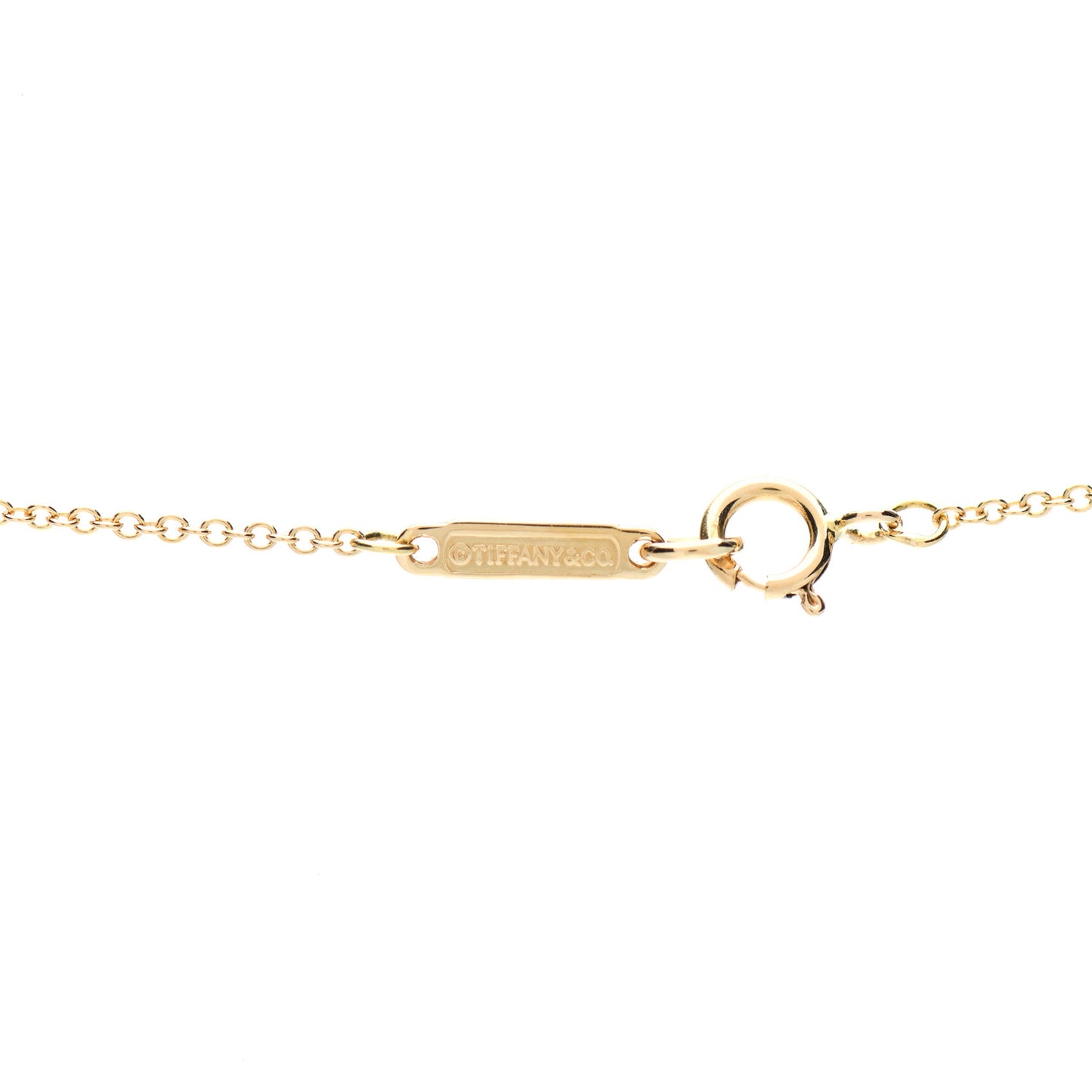 18K Yellow Gold Twist Bow Pendant Necklace