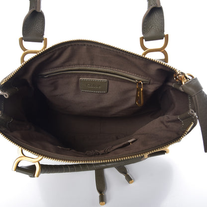 Chloe Calfskin Medium Marcie Satchel Baobab Green 7 of 9