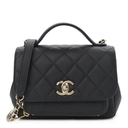 Chanel Caviar Quilted Small Business Affinity Flap Black 1 of 10