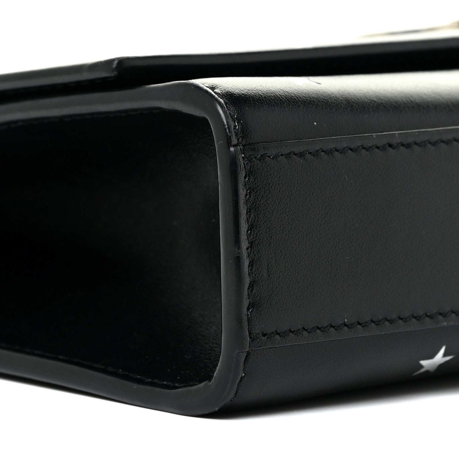 Saint Laurent Calfskin Star Print Medium Monogram Kate Satchel Black 9 of 18