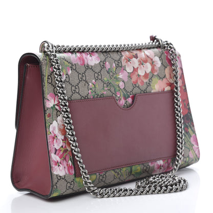 Gucci GG Supreme Monogram Blooms Medium Padlock Shoulder Bag Beige Multicolor Dry Rose 3 of 13