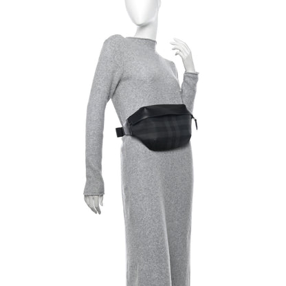 Burberry Charcoal Check Calfskin Sonny Bum Bag Charcoal 2 of 10