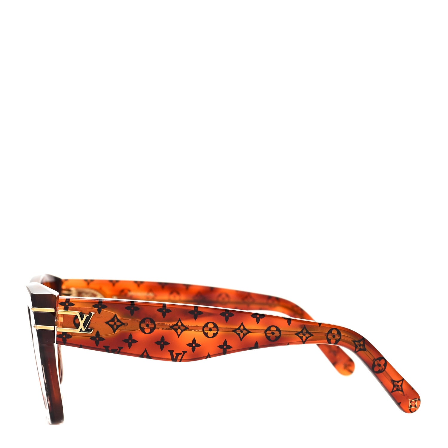 Louis Vuitton Acetate Blade Sunglasses Z1483W Tortoise 3 of 8