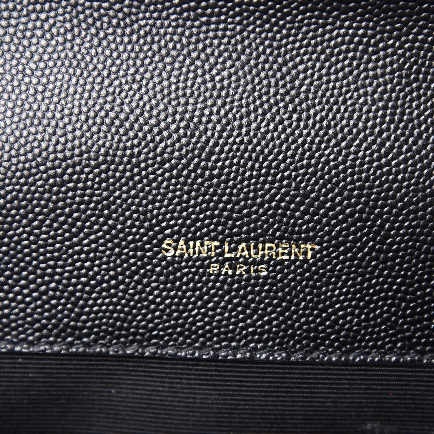 Saint Laurent Grain De Poudre Matelasse Chevron Medium Monogram Satchel Black 7 of 8