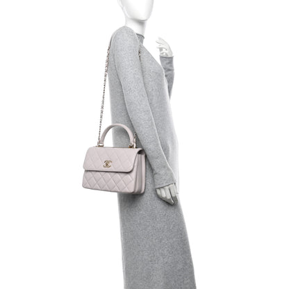 Chanel Lambskin Quilted Small Trendy CC Flap Dual Handle Bag Light Pink 2 of 13