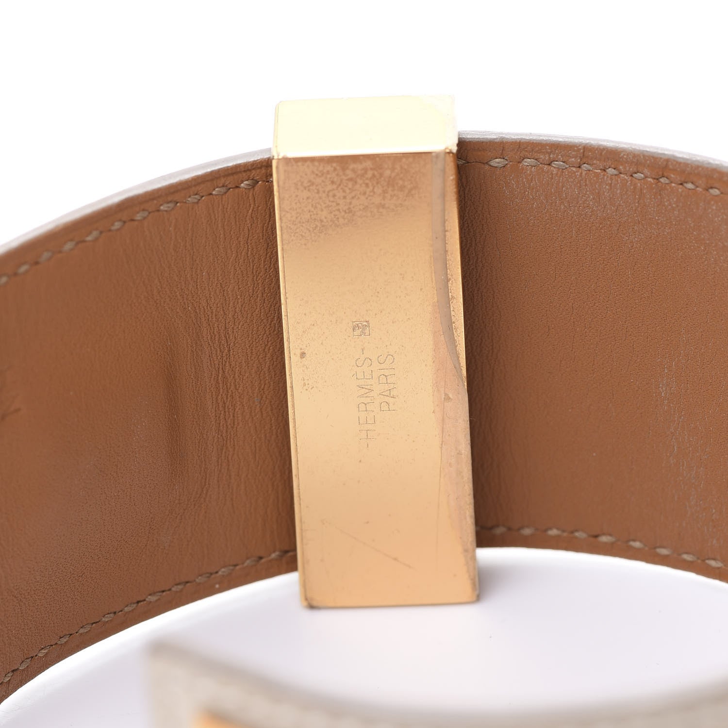 Hermes Swift Collier de Chien CDC Bracelet S Craie 6 of 8