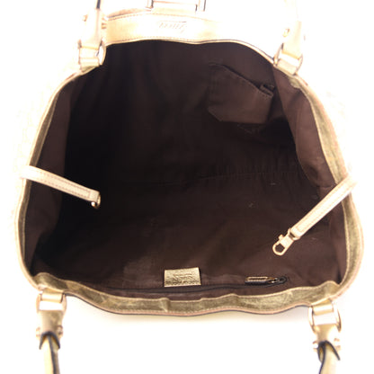 Gucci Monogram Large D Gold Hobo Metallic Gold 5 of 14
