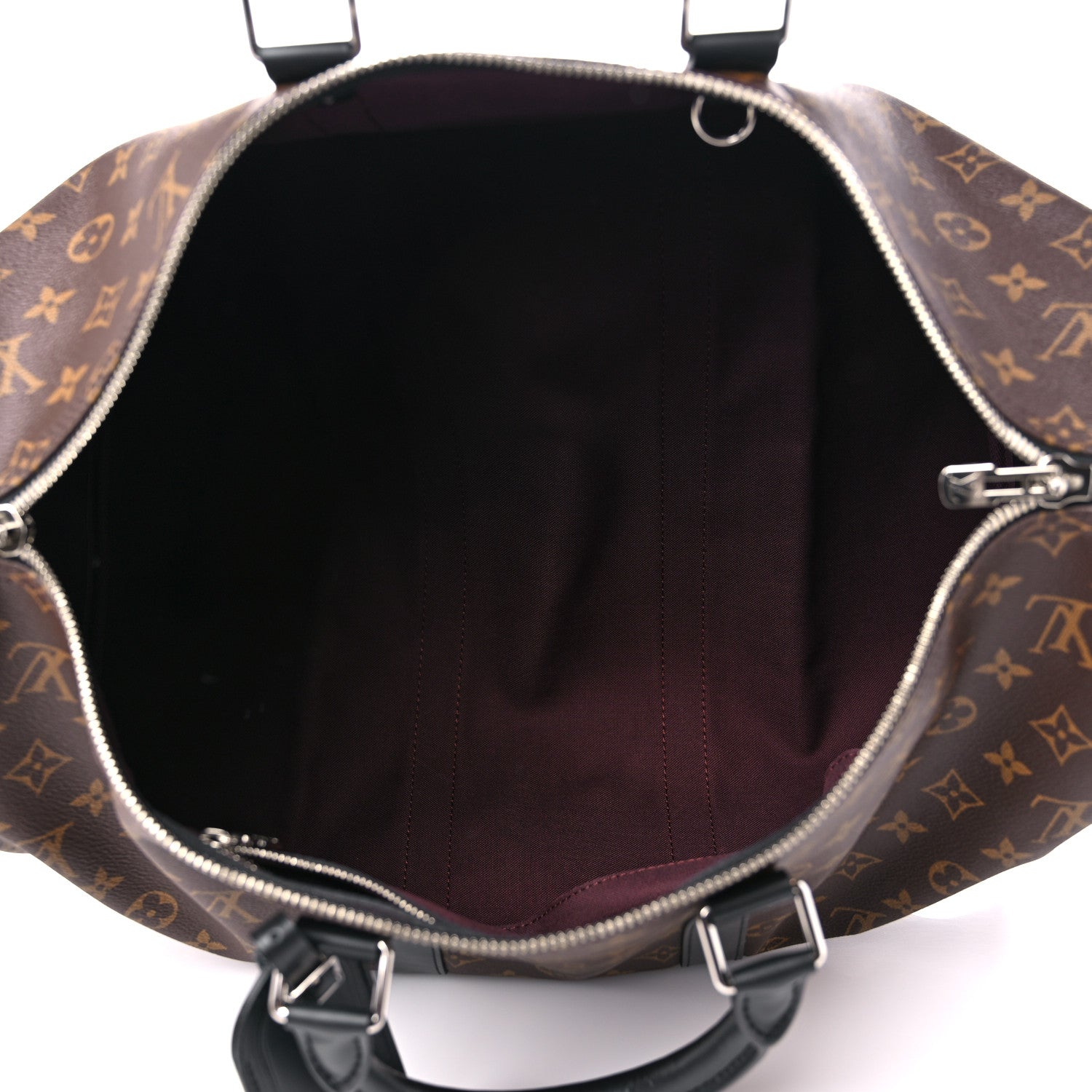 Louis Vuitton Monogram Macassar Keepall Bandouliere 45 5 of 9