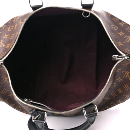 Louis Vuitton Monogram Macassar Keepall Bandouliere 45 5 of 9