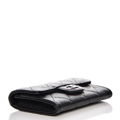 Chanel Caviar Quilted Flap Card Holder Black 4 of 9